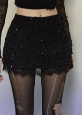 Hot Girl A-line Mini Skirt